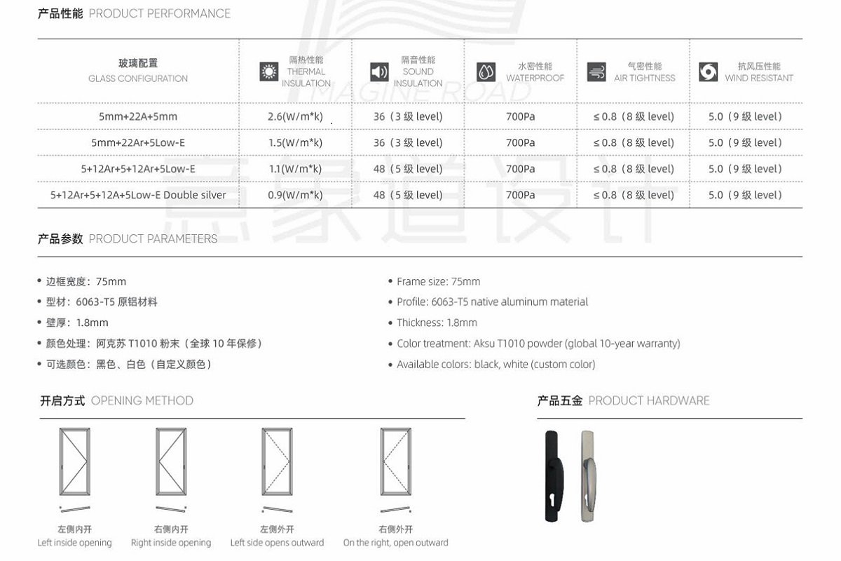 Swing Door\Double Swing Door\Glass Door\Double Swing Door